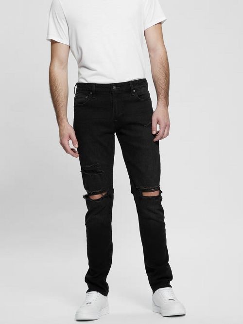 Guess Finnley Tapered Jeans Zwart | GUESS-SN30418