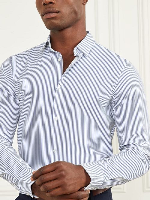 Guess Formal Button-Up Shirt Blauw | GUESS-SN31188