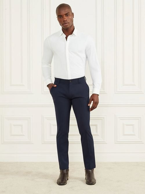 Guess Formal Button-Up Shirt Wit | GUESS-SN31199