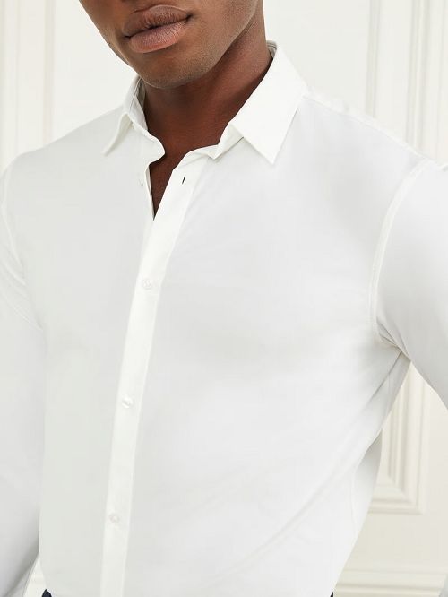 Guess Formal Button-Up Shirt Wit | GUESS-SN31199