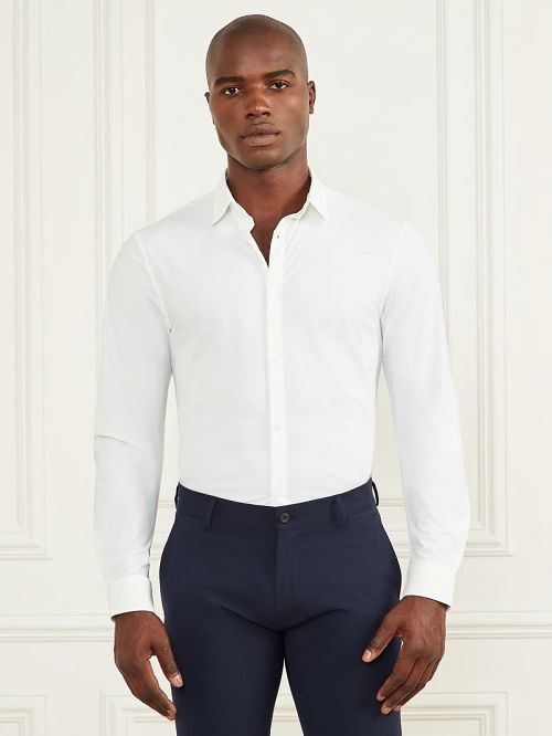 Guess Formal Button-Up Shirt Wit | GUESS-SN31199
