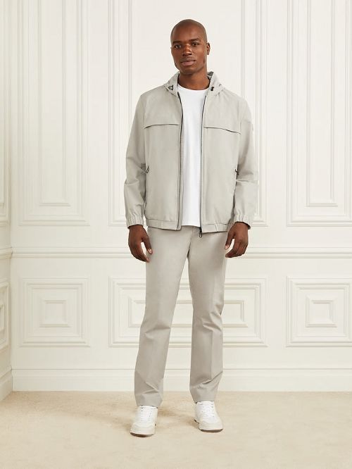 Guess Formal Performance Hooded Jacket Grijs | GUESS-SN30728