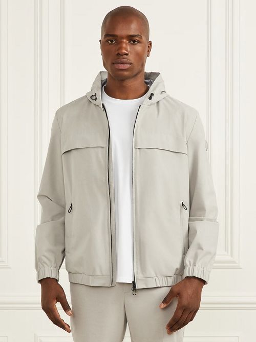 Guess Formal Performance Hooded Jacket Grijs | GUESS-SN30728