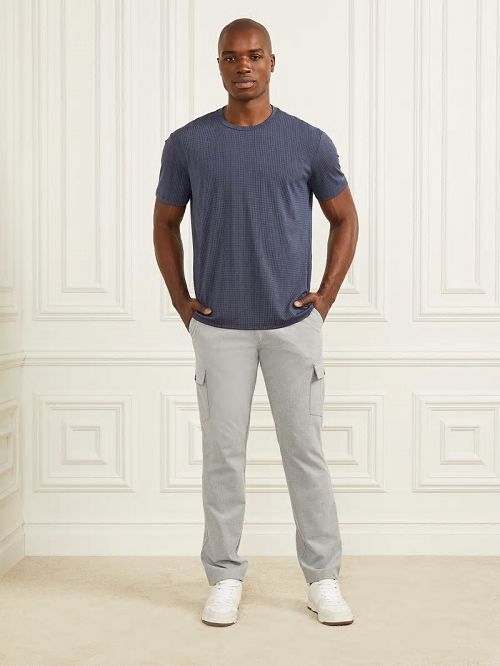 Guess Formal Performance Shirt Blauw | GUESS-SN31182