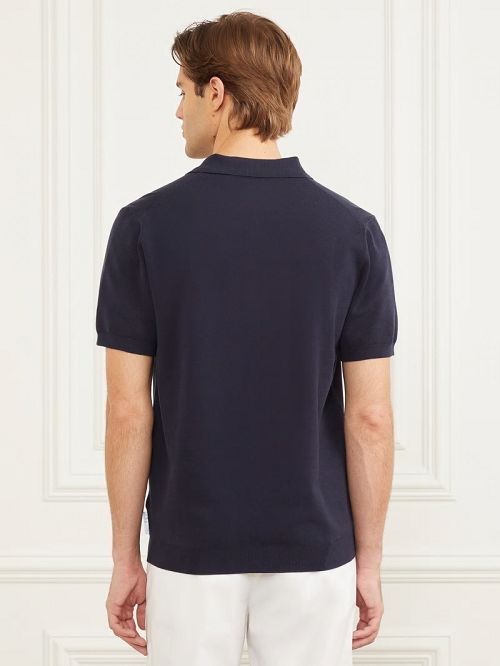 Guess Formal Performance Sweater Polo Blauw | GUESS-SN31142