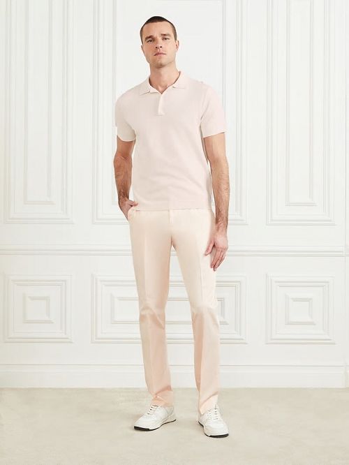 Guess Formal Performance Sweater Polo Wit | GUESS-SN31110