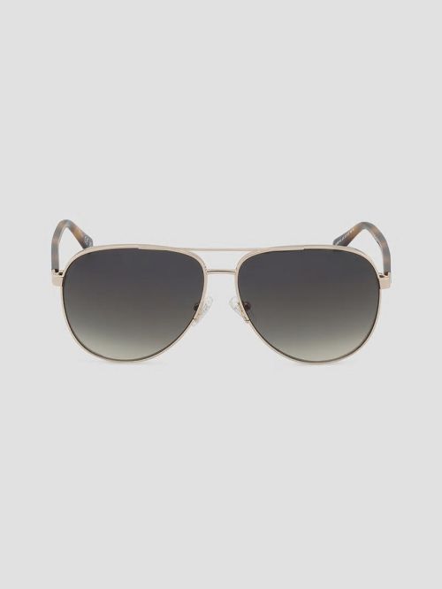 Guess Forrest Aviator Metal Sunglasses Goud | GUESS-SN31821
