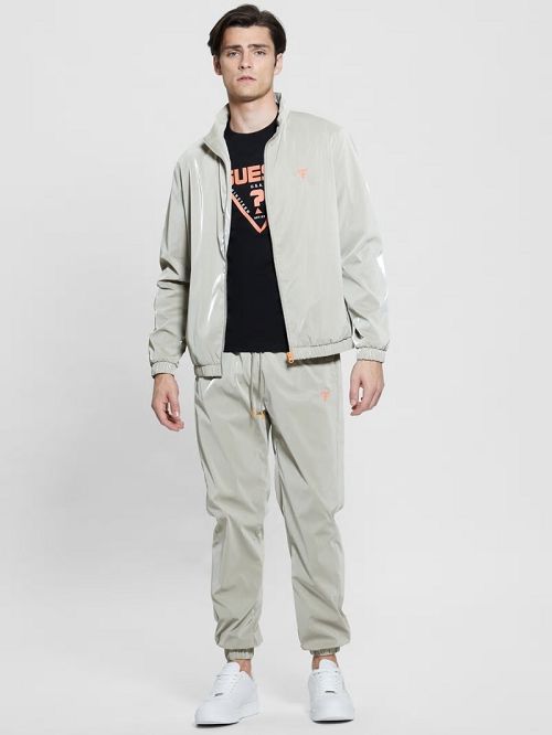 Guess Franzis Coated Joggers Grijs | GUESS-SN31472
