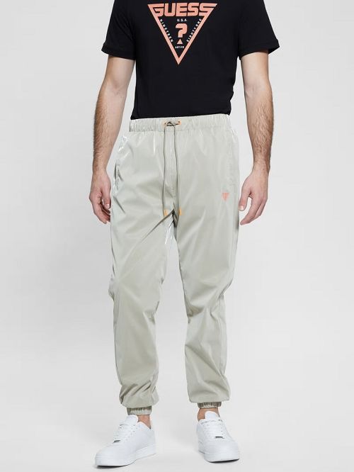Guess Franzis Coated Joggers Grijs | GUESS-SN31472