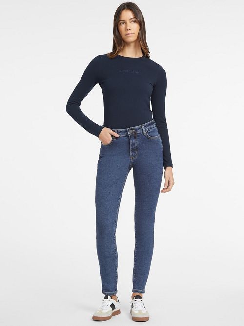 Guess G05 High-Rise Skinny Jeans Blauw | GUESS-SN26585