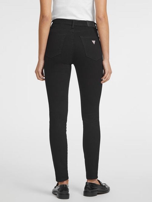 Guess G05 High-Rise Skinny Jeans Zwart | GUESS-SN26595