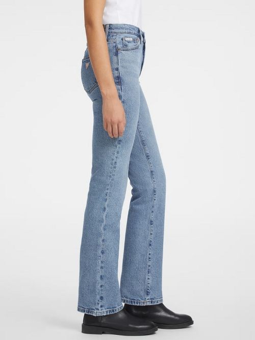 Guess G08 Mid-Rise Straight Jeans Blauw | GUESS-SN26626