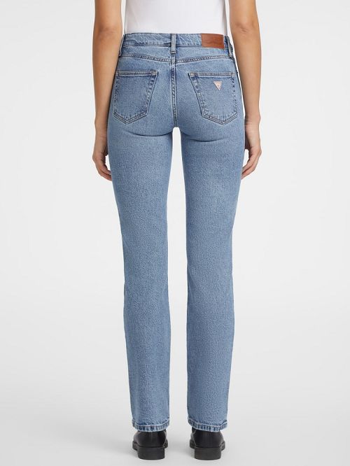 Guess G08 Mid-Rise Straight Jeans Blauw | GUESS-SN26626