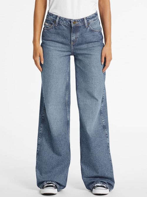 Guess G11 Wide-Leg Jeans Blauw | GUESS-SN26606