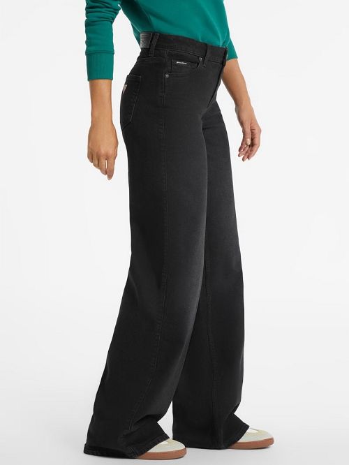 Guess G11 Wide-Leg Jeans Zwart | GUESS-SN26562