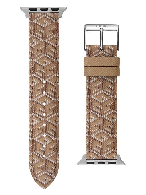 Guess G-Cube Brown Leather 38-40 mm Band for Apple Watch® Bruin | GUESS-SN31756