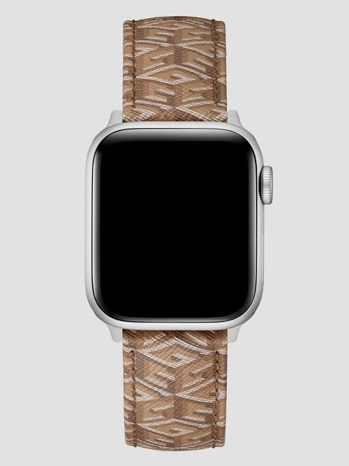 Guess G-Cube Brown Leather 38-40 mm Band for Apple Watch® Bruin | GUESS-SN31756