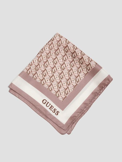 Guess G Cube Silk Scarf Roze | GUESS-SN30200