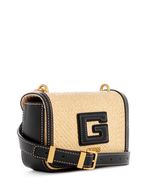 Guess G Status Mini Crossbody Zwart | GUESS-SN28960