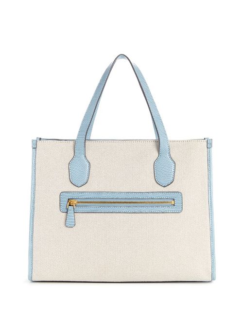 Guess G Status Snake-Embossed Tote Blauw | GUESS-SN29405