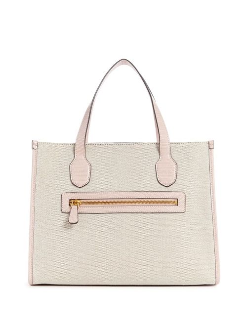 Guess G Status Snake-Embossed Tote Roze | GUESS-SN29427