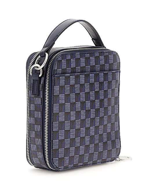 Guess G Wave Double Zip Crossbody Bag Blauw | GUESS-SN31723
