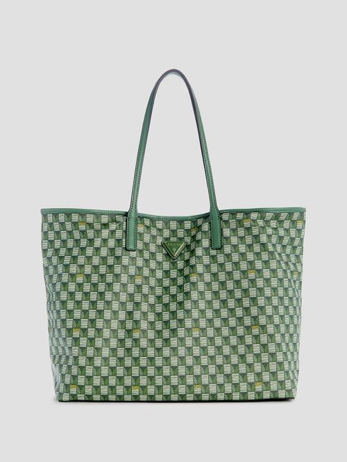Guess G Wave Large Tote Set Groen | GUESS-SN29409