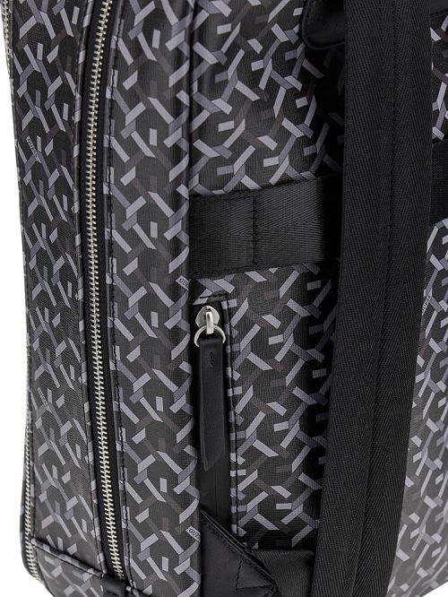 Guess G Woven Compact Squared Backpack Zwart | GUESS-SN29482
