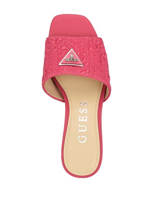 Guess Gables Block Heel Sandals Roze | GUESS-SN29847