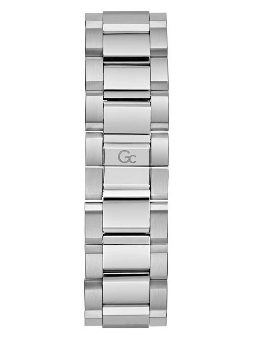 Guess Gc Silver-Tone and Green Chronograph Watch Zilver | GUESS-SN31633