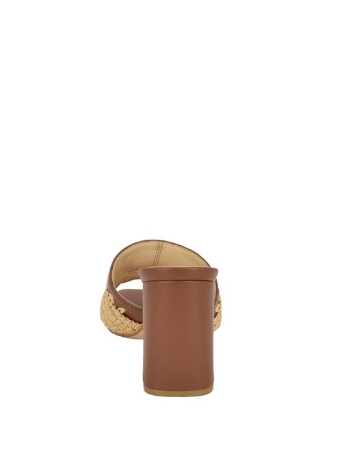 Guess Gellian Woven Mules Beige | GUESS-SN29786