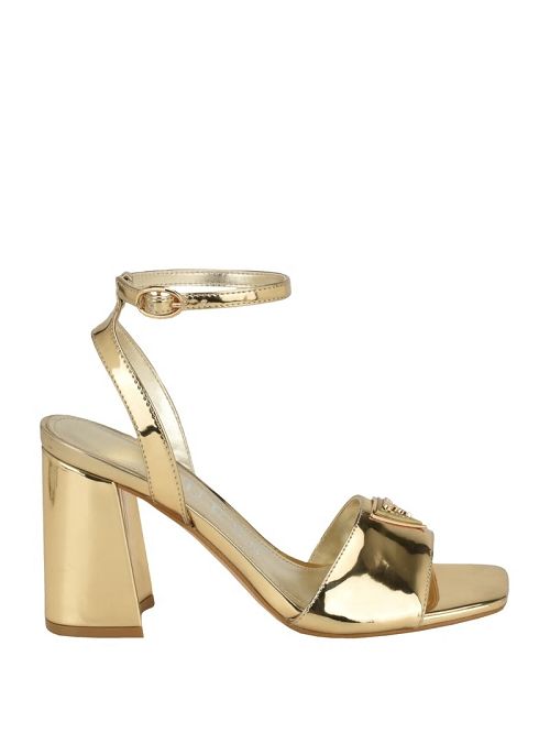 Guess Gelyae Block Heels Goud | GUESS-SN29683