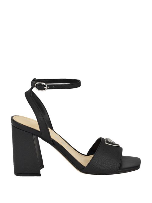 Guess Gelyae Block Heels Zwart | GUESS-SN29643