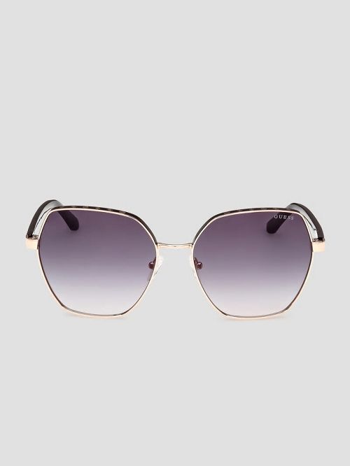 Guess Geometric Metal Sunglasses Blauw | GUESS-SN30060