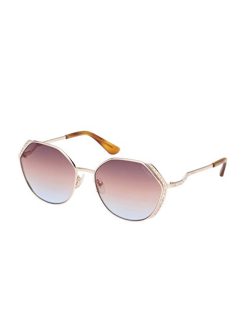 Guess Geometric Stone Sunglasses Roze | GUESS-SN30047