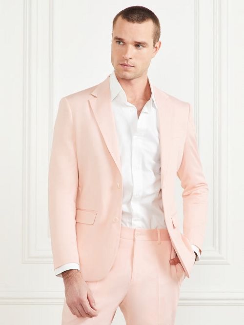 Guess George Notched Blazer Roze | GUESS-SN30801