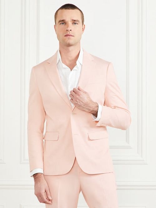 Guess George Notched Blazer Roze | GUESS-SN30801