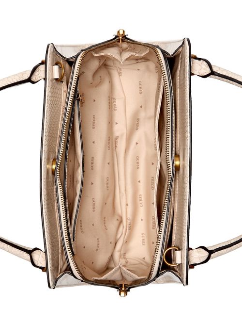 Guess Georgina Girlfriend Satchel Wit | GUESS-SN28999
