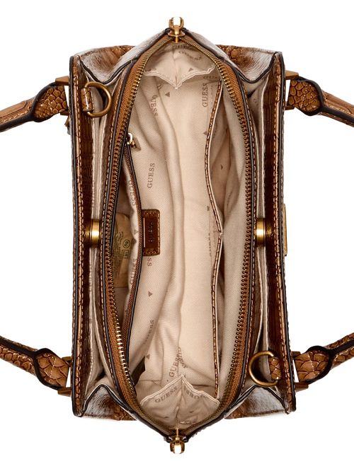 Guess Georgina Small Girlfriend Satchel Bruin | GUESS-SN29205