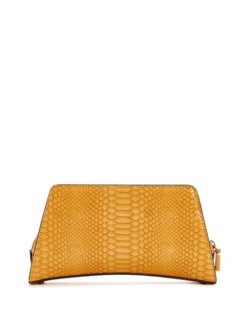 Guess Georgina Top-Zip Crossbody Geel | GUESS-SN28992