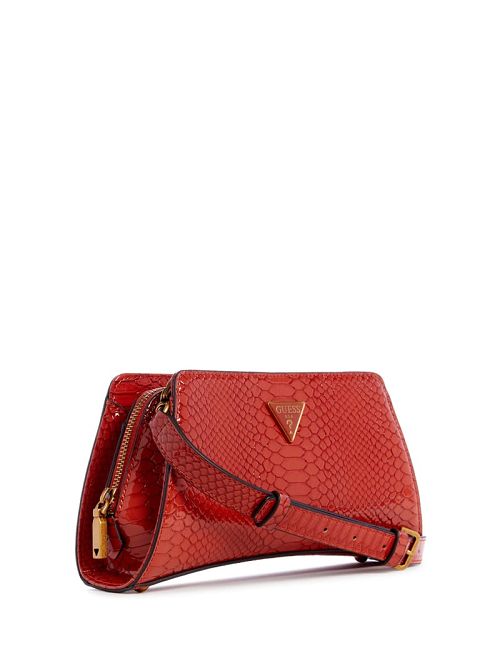 Guess Georgina Top-Zip Crossbody Oranje | GUESS-SN28681