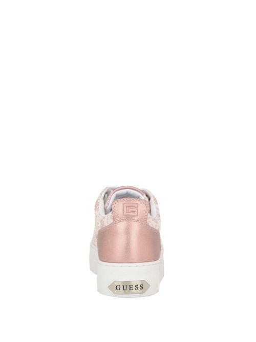 Guess Giaa Logo Print Low-Top Sneakers Roze | GUESS-SN29521