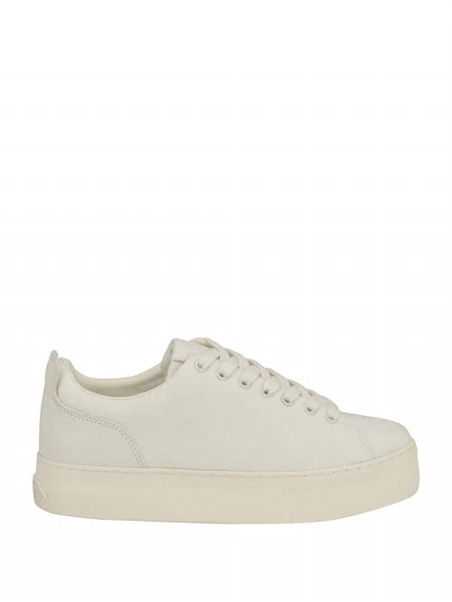 Guess Giaa Logo Print Low-Top Sneakers Wit | GUESS-SN29530