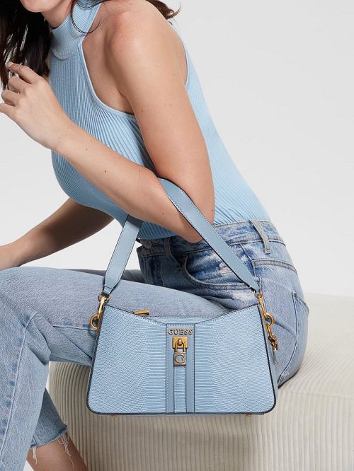 Guess Ginevra Elite Shoulder Bag Blauw | GUESS-SN29052