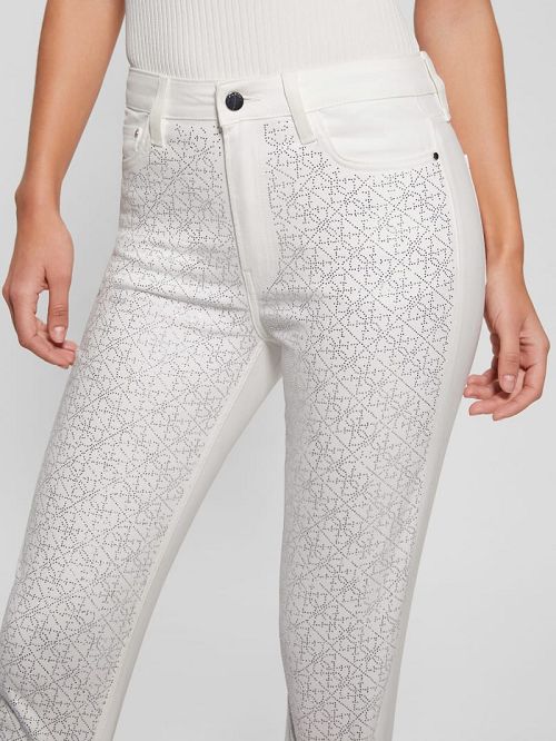 Guess Girly Satin Pants Wit | GUESS-SN28192