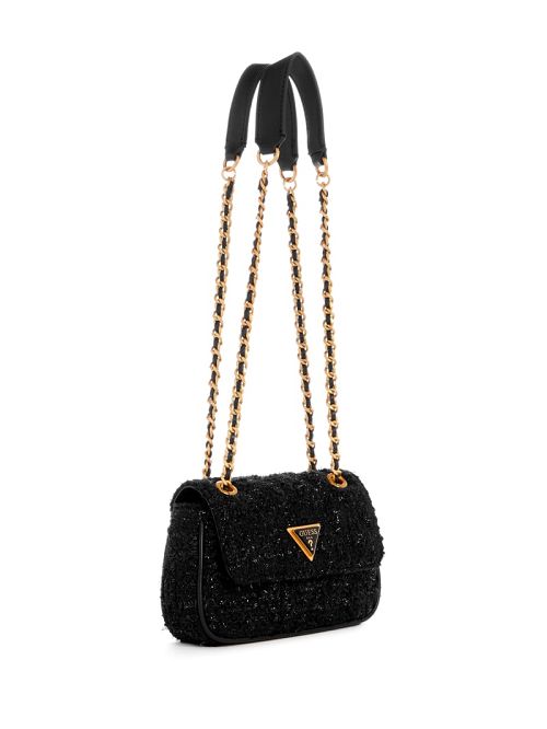Guess Giully Convertible Crossbody Zwart | GUESS-SN28826