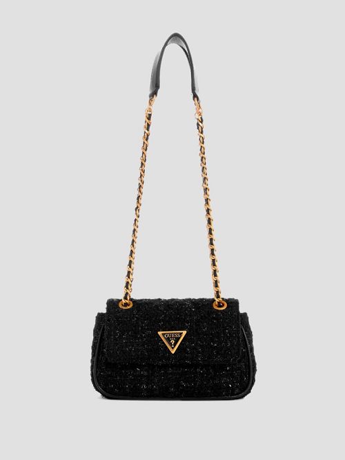 Guess Giully Convertible Crossbody Zwart | GUESS-SN28826