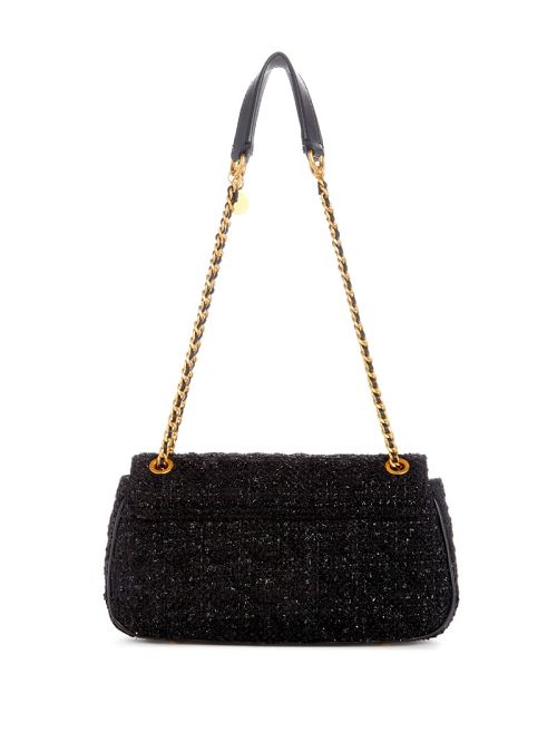 Guess Giully Convertible Crossbody Zwart | GUESS-SN28983