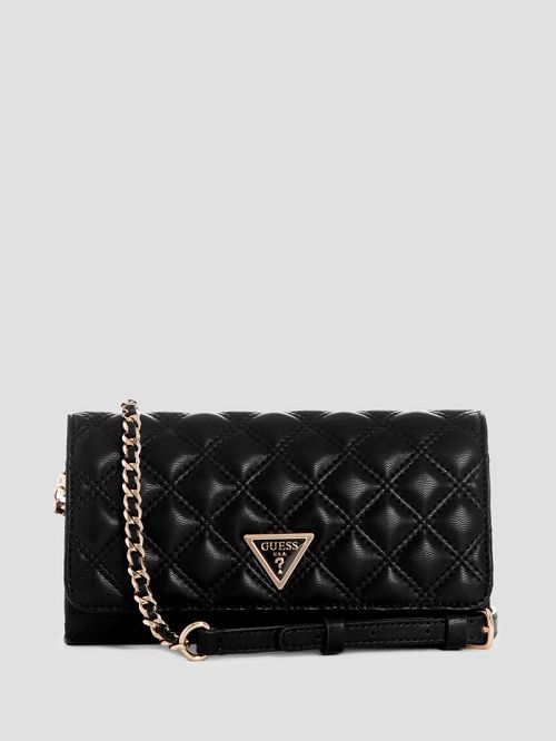 Guess Giully Crossbody Organizer Zwart | GUESS-SN29001