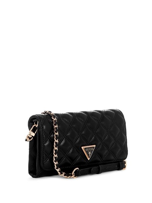 Guess Giully Crossbody Organizer Zwart | GUESS-SN29477